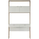 Ambrose 47.25 X 22.5 inch Champagne Gold / Cream Modular Wall Desk